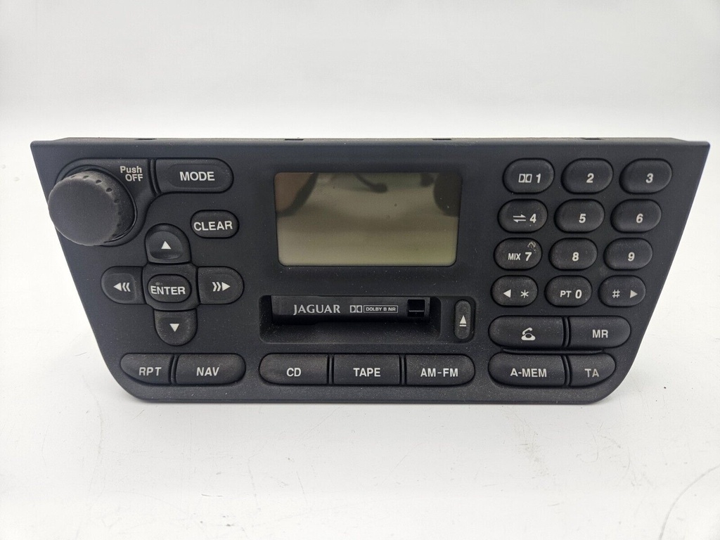 JAGUAR XJR XJ8 X308 98 - 2003 LATE RADIO PLAYER CASSETTE HEAD UNIT LNF4100BA