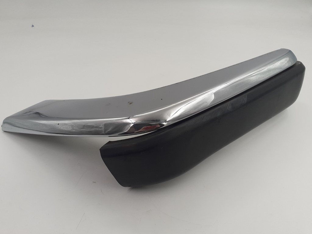 FRONT XJS NS LEFT PASSENGER BUMPER CHROME TRIM BUMPER CORNER TRIM JAGUAR XJS