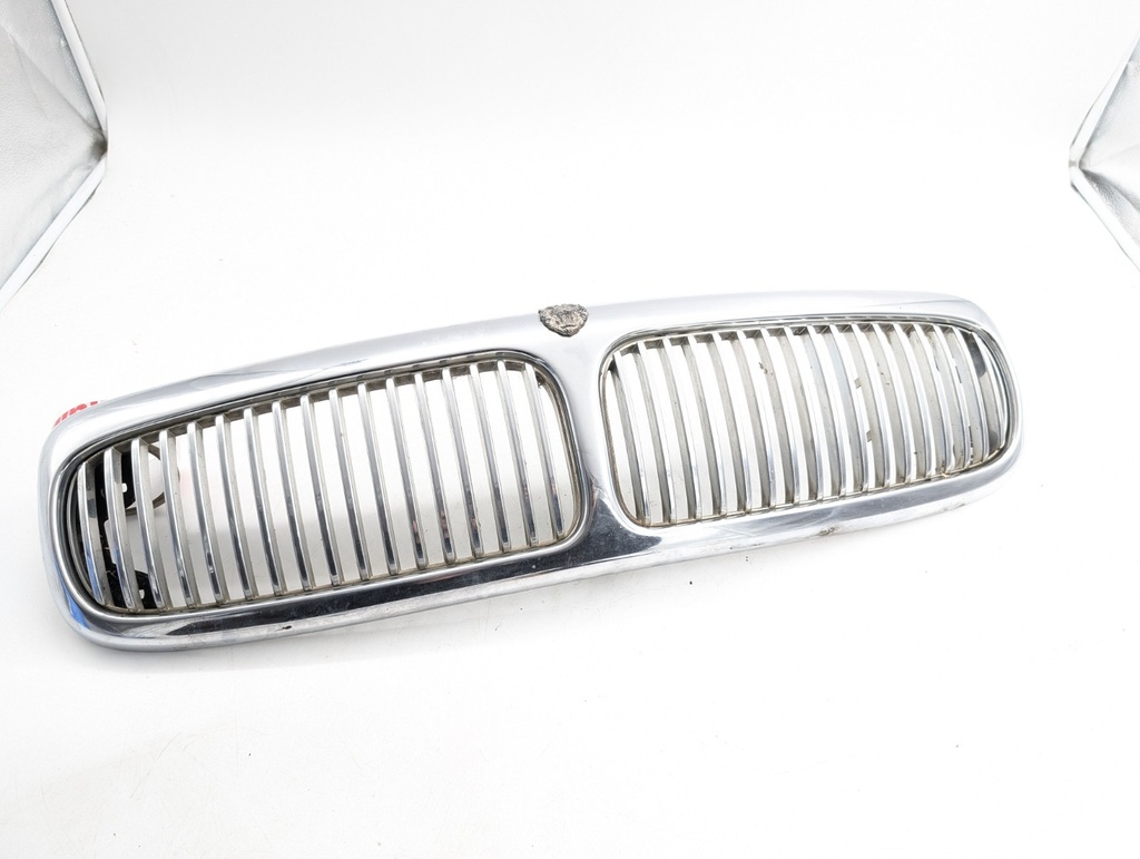 FRONT GRILLE JAGUAR X308 XJ8 CHROME BRIGHT FINISHER RADIATOR PLAIN SURROUND