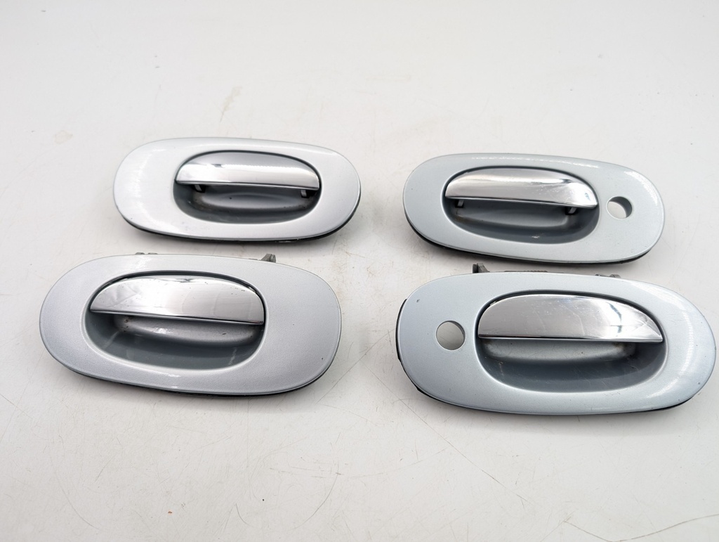 JAGUAR X300 X308 XK8 4 HANDLES WITH CHROME LEVERS LOCKS REMOVED LHD RHD