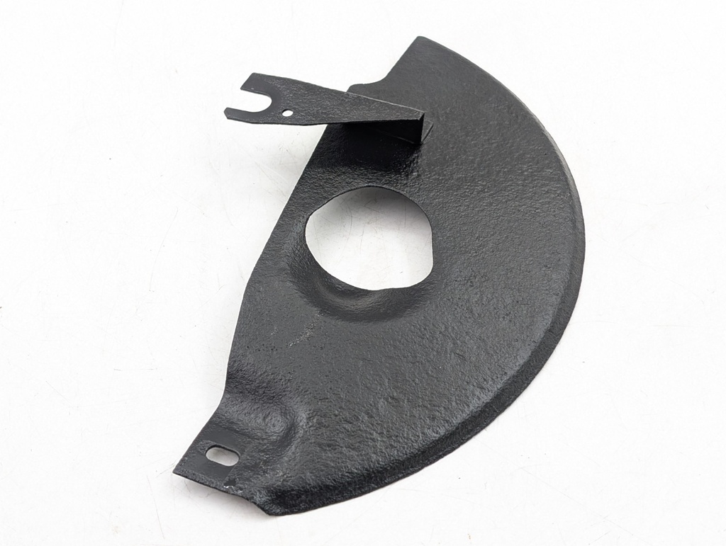 FRONT LEFT BRAKE DISC DUST SHIELD JAGUAR XJS XJ6 XJ12 SERIES 2 + 3 METAL BLACK