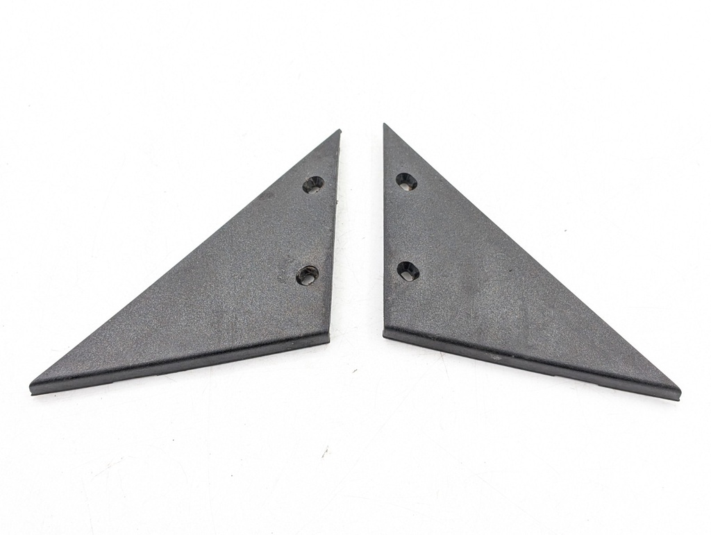 XJ40 FRONT INTERNAL WING MIRROR TRIM COVERS A COLUMN PANEL BCC4136 BCC4137