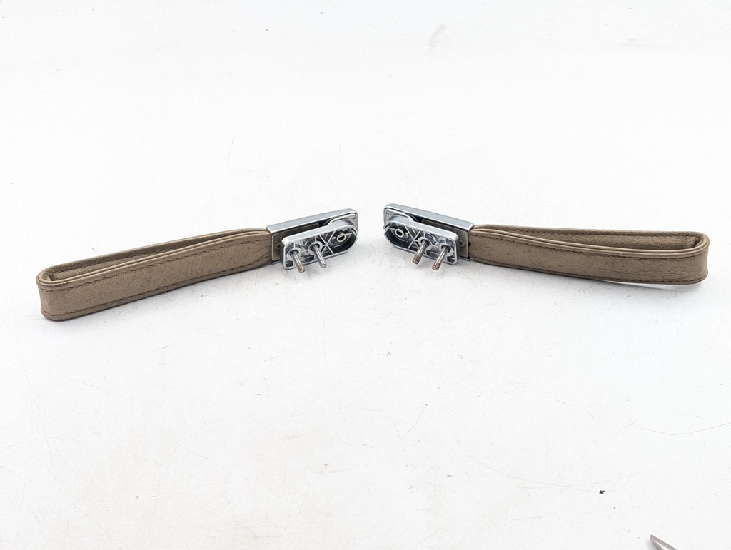 REAR GRAB HANDLES JAGUAR XJ40 XJ6 XJ12 DOESKIN INTERIOR HEADLINING