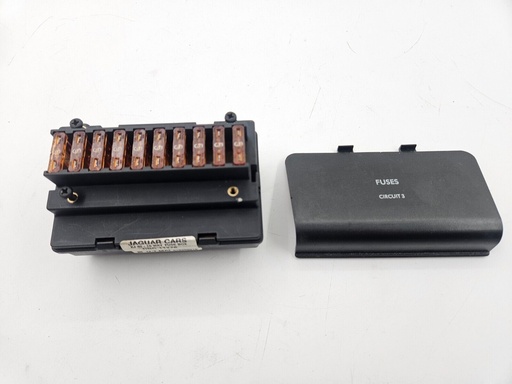 [DBC11776] CUBBY FUSE BOX JAGUAR XJ40 GLOVE BOX FUSEBOX BLACK PLASTIC HOUSING WIRE COVER