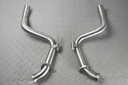 [CAC5606-SS CAC5607-SS] XJ12 XJ6 S2, 3 OVER AXLE EXHAUST PIPES STAINLESS STEEL