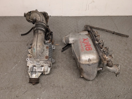 [NBD7700BA-14393 LG] JAGUAR AJ16 X306 X300 XJR6 4.0 SUPERCHARGER KIT THROTTLE BODY COOLER INJECTORS