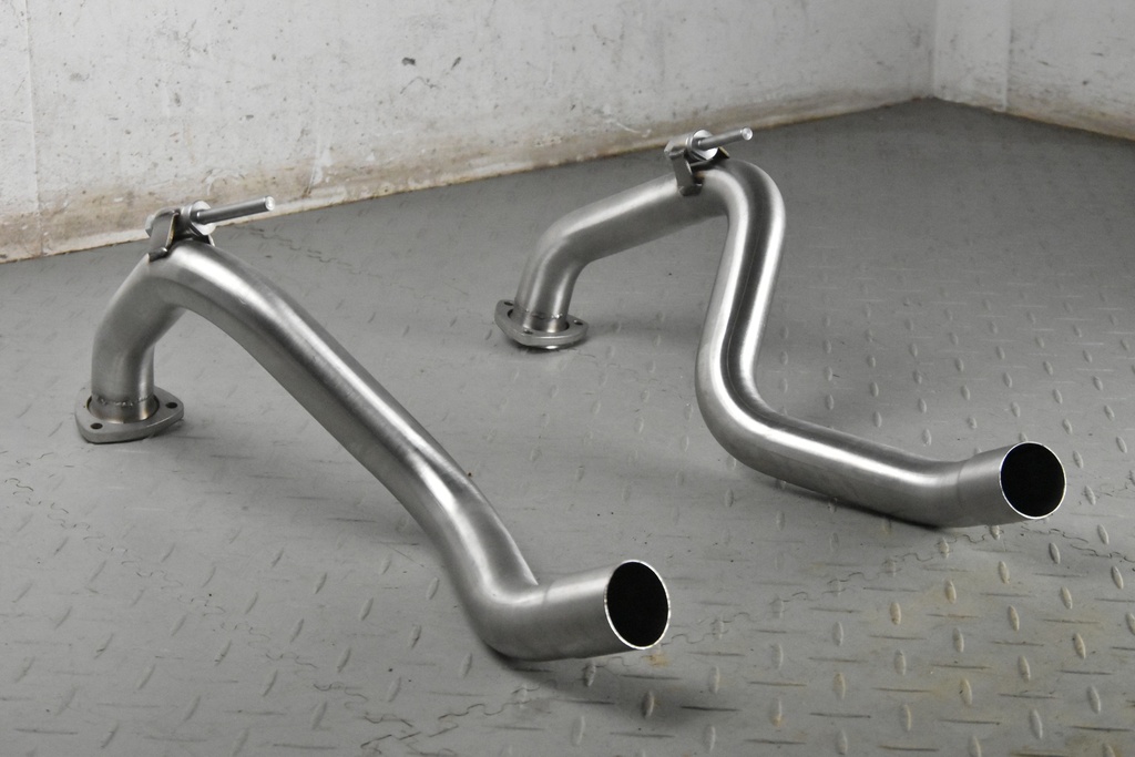 XJ12 XJ6 S2, 3 OVER AXLE EXHAUST PIPES STAINLESS STEEL