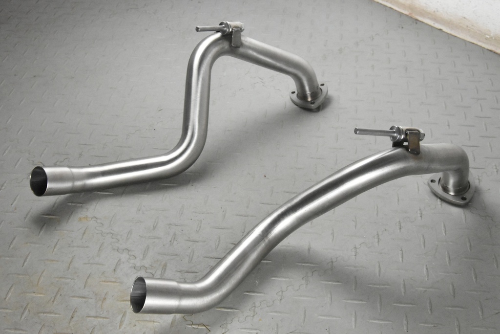 XJ12 XJ6 S2, 3 OVER AXLE EXHAUST PIPES STAINLESS STEEL