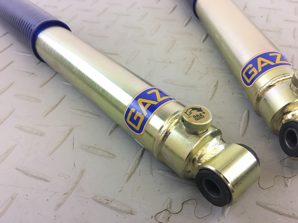 PAIR OF GAZ FRONT ADJUSTABLE XJ XJS SHOCK