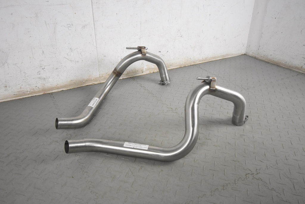 LATE XJS OVER AXLE PIPES WITH SLIDE INLET