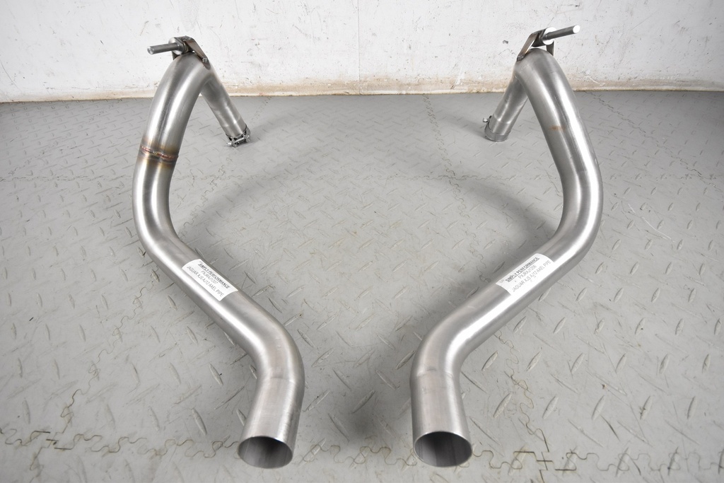 LATE XJS OVER AXLE PIPES WITH SLIDE INLET