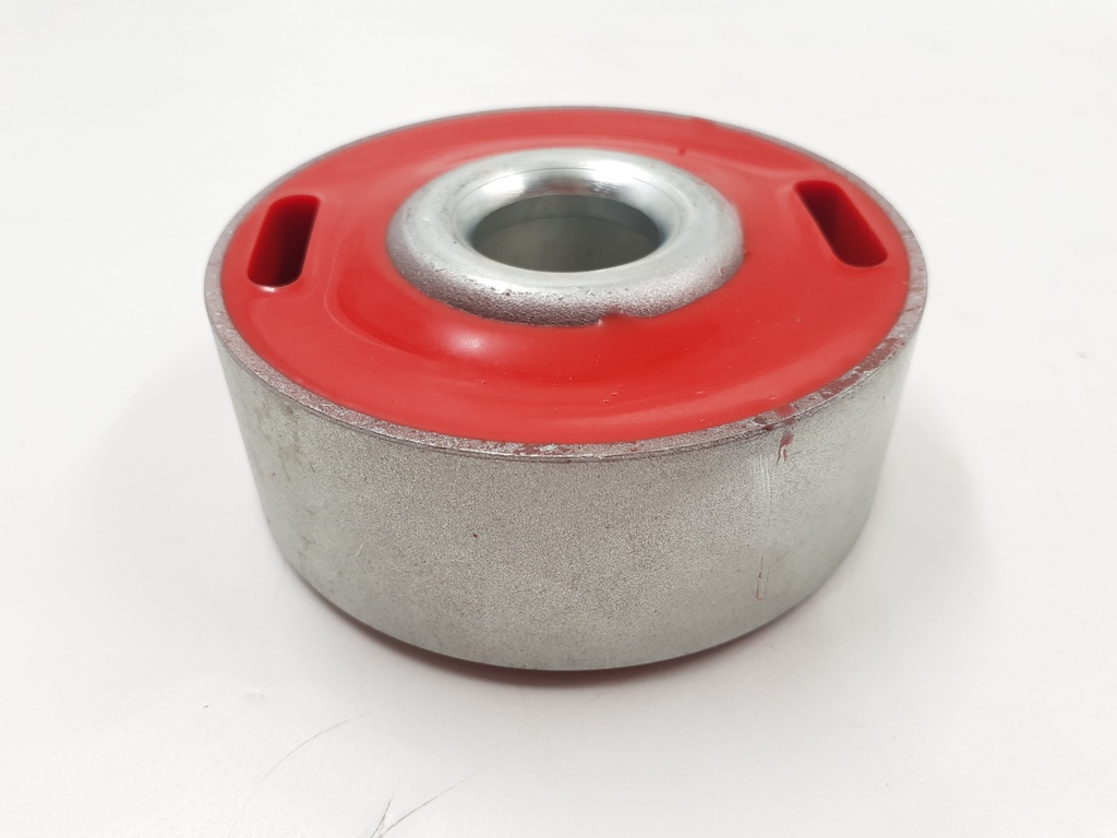 PAIR OF LARGE RADIUS ARM BUSHES POLY RACE RED