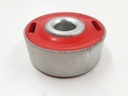 PAIR OF LARGE RADIUS ARM BUSHES POLY RACE RED