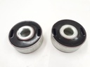 PAIR OF LARGE RADIUS ARM METALASTIC BUSHES POLY ROAD BLACK