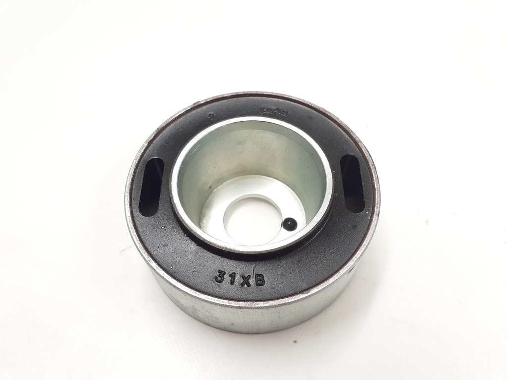 PAIR OF LARGE RADIUS ARM METALASTIC BUSHES POLY ROAD BLACK