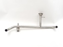V12 COOLANT BYPASS RAIL STAINLESS STEEL