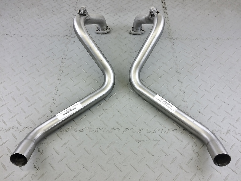COMPLETE V12 XJS TUBULAR EXHAUST SYSTEM WITH DELETE PIPES UPTO (V) 188104