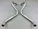 COMPLETE V12 XJS TUBULAR EXHAUST SYSTEM WITH DELETE PIPES UPTO (V) 188104