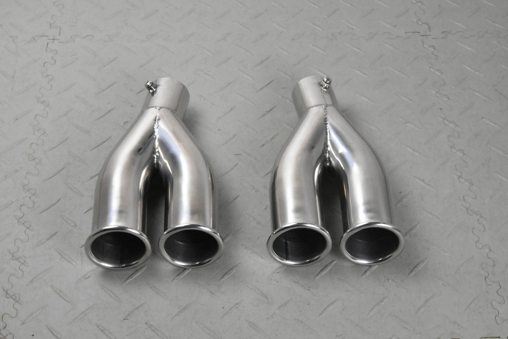 TWR XJRS EXHAUST BIG BORE TWIN TIPS
