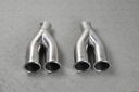 TWR XJRS EXHAUST BIG BORE TWIN TIPS