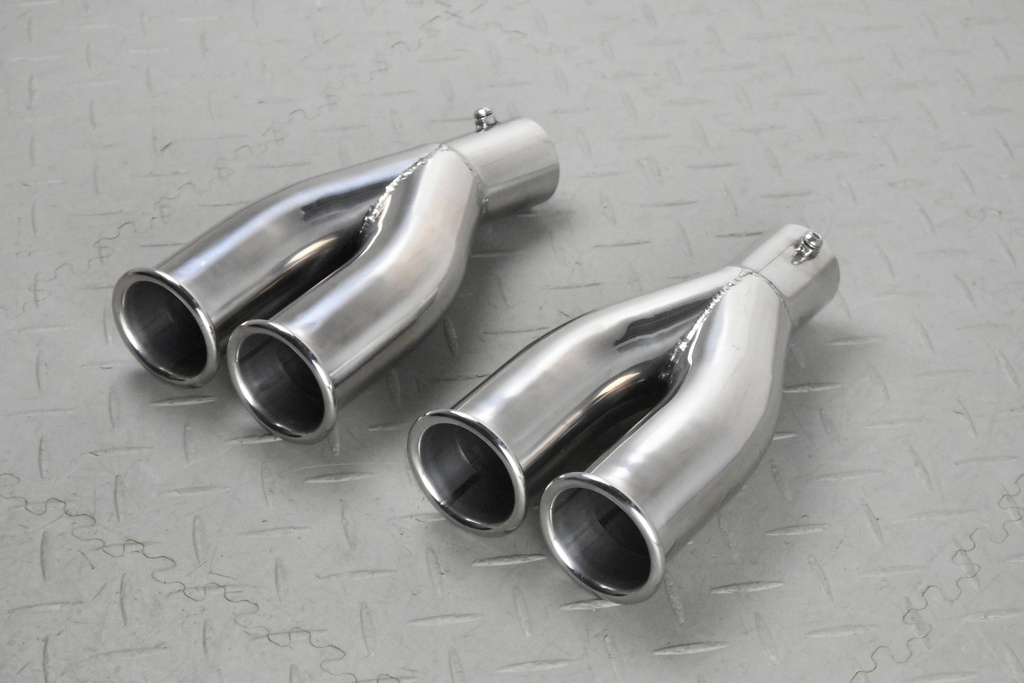 TWR XJRS EXHAUST BIG BORE TWIN TIPS