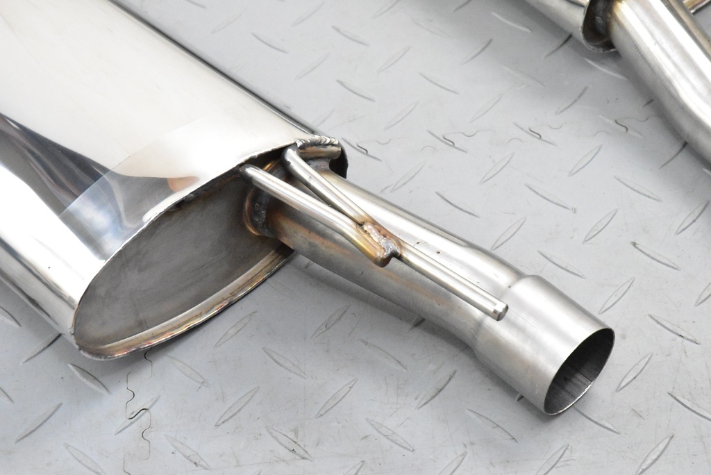 X300 X308 REAR BOX STRAIGHT PERF W/ LARGE OD EXIT
