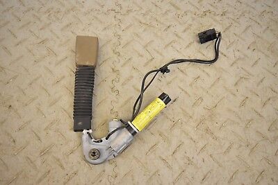 JAGUAR XJ6 XJ8 X350 LEFT LH N/S FRONT SEAT BELT BUCKLE CLASP SRS AIR BAG BROWN
