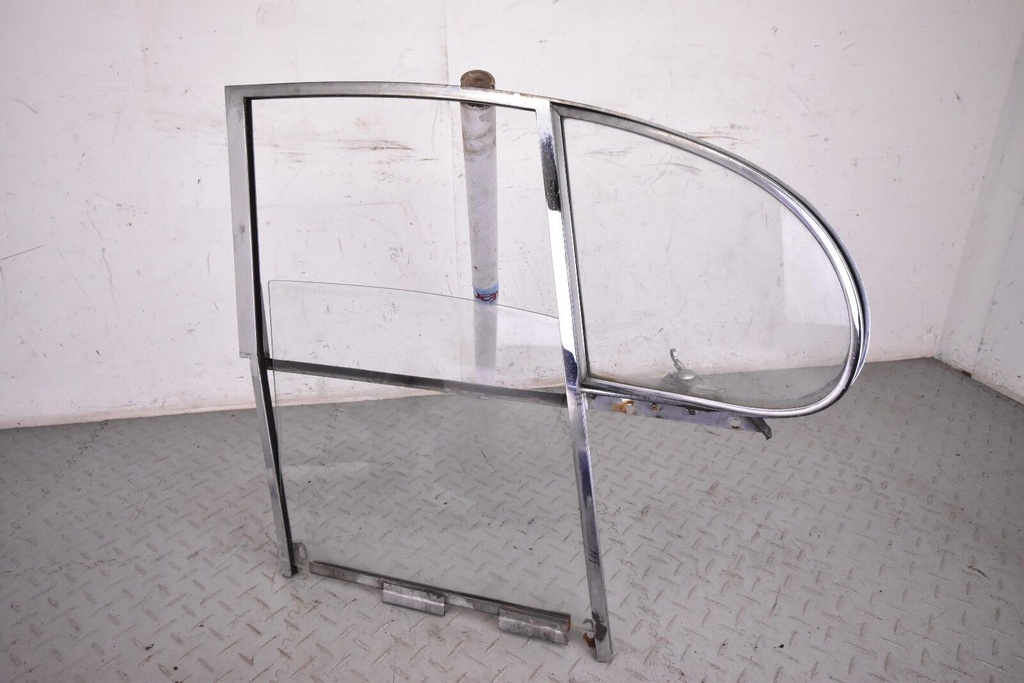 JAGUAR STYPE LEFT REAR N/S/R DOOR FRAME GLASS CHANNEL CHROME APERTURE QUARTER