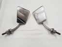JAGUAR WING DOOR MIRROR VINTAGE CHROME ASSEMBLY REAR VIEW TWIN PAIR LEFT RIGHT