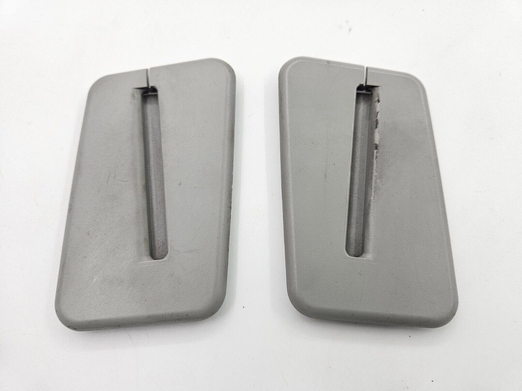 SEAT BELT GUIDE ESCUTCHEON JAGUAR X300 GREY LFJ TRIM OCCUPANCY PAIR RESTRAINT
