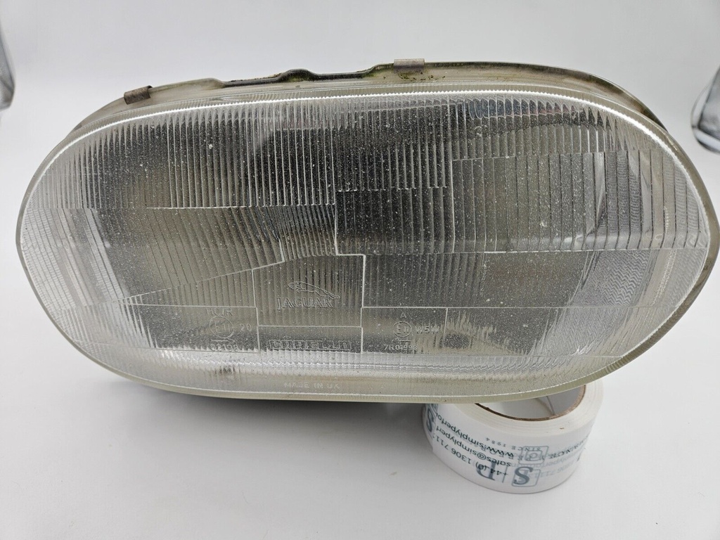 JAGUAR XJS FACELIFT RIGHT SIDE DRIVERS NEARSIDE HEADLIGHT LENS GLASS COVER RHD