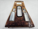 AUTOMATIC CENTRAL SKI SLOPE JAGUAR XJS FACELIFT CONSOLE COVER CONTROL WOOD VINYL