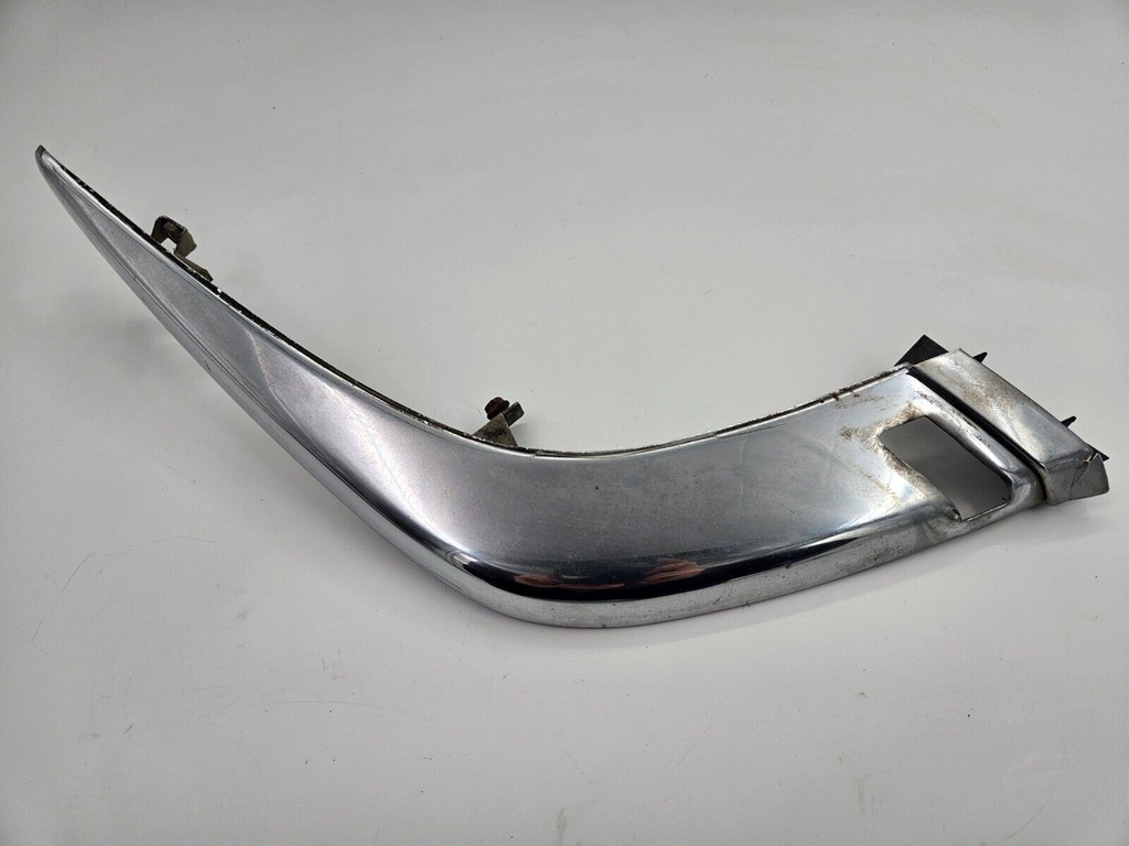 JAGUAR 1994-1996 XJS FRONT BUMPER RIGHT CORNER CHROME BLADE SECTION POWER WASH