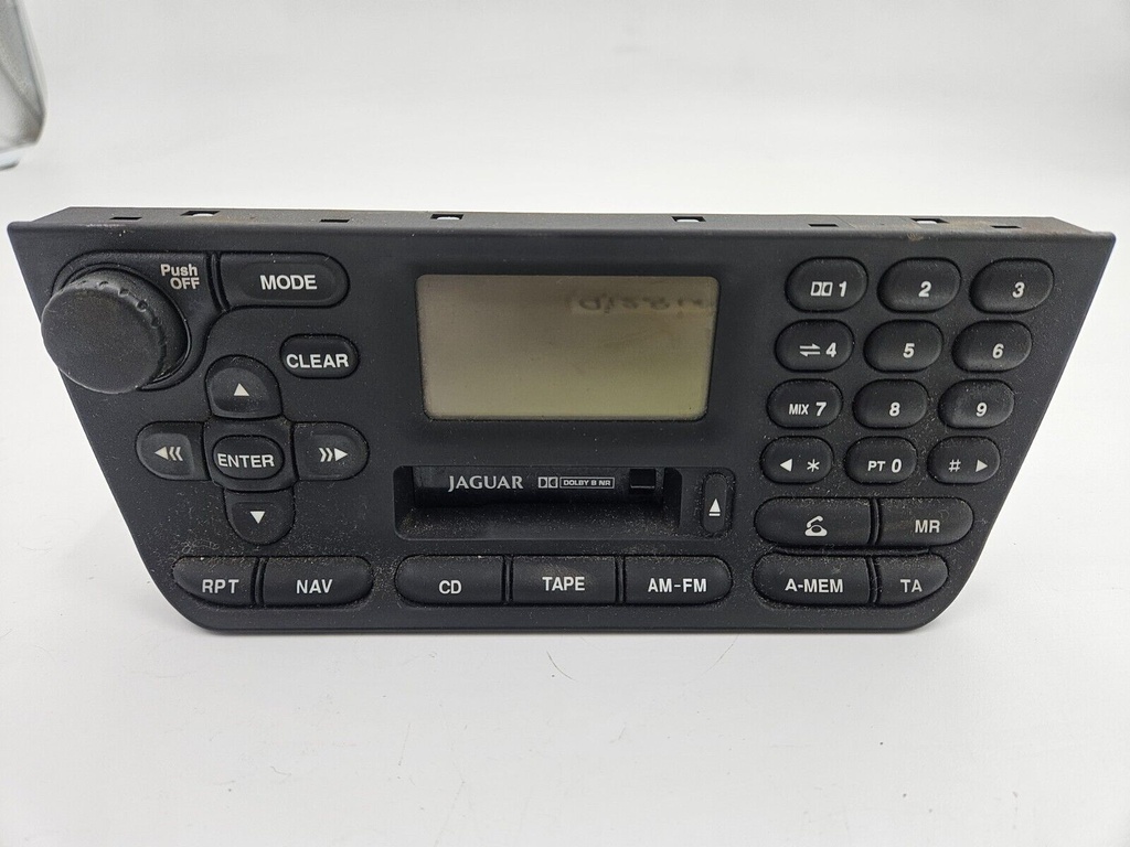 JAGUAR XJR XJ8 X308 98 - 2003 LATE RADIO PLAYER CASSETTE HEAD UNIT LNF4100BA