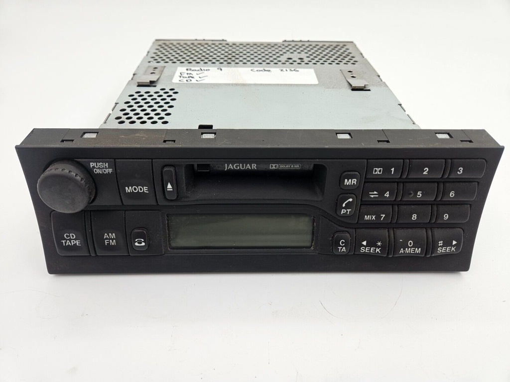 JAGUAR XK8 XKR X100 RADIO CASSETTE TAPE PLAYER UNIT CONTROLS LJB4100AA USED