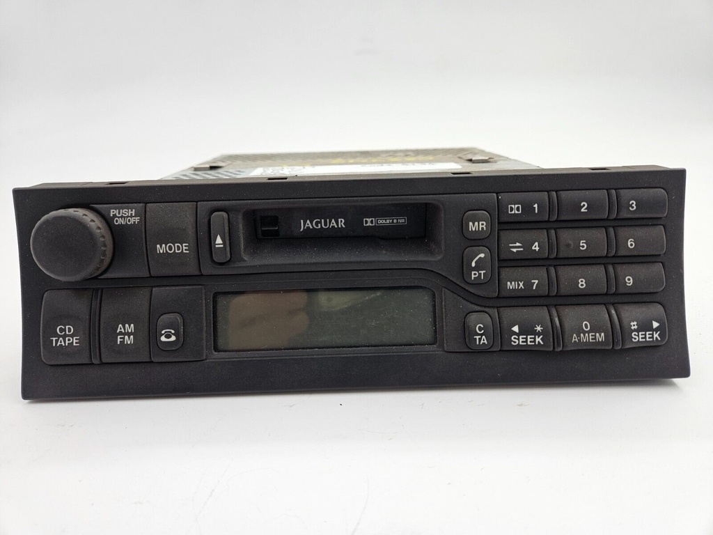 JAGUAR XK8 XKR X100 RADIO CASSETTE TAPE PLAYER UNIT CONTROLS LJB4100AA USED