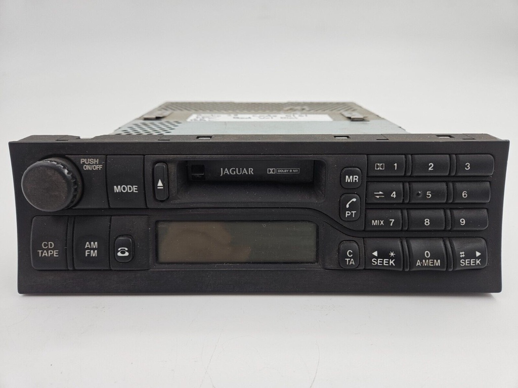 JAGUAR XK8 XKR X100 RADIO CASSETTE TAPE PLAYER UNIT CONTROLS LJB4100AA USED