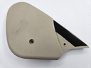 JAGUAR XK8 INNER SEAT HINGE TRIM END CAPS COVERS LEFT PASSENGER SEAT OATMEAL AGD