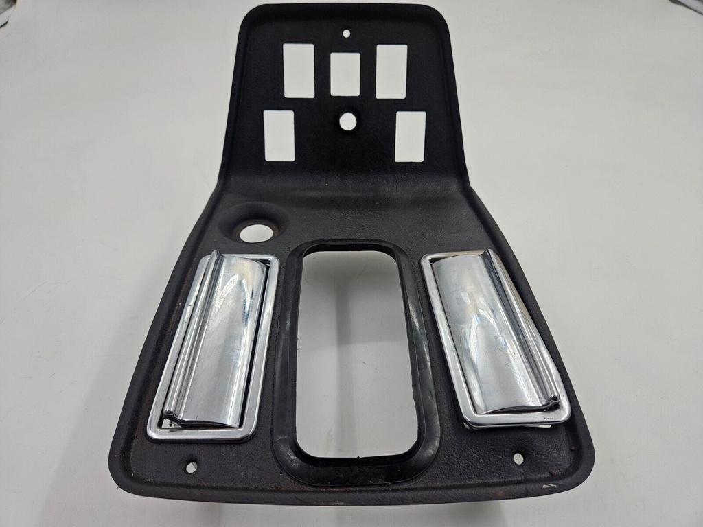 JAGUAR EARLY SERIES 3 AUTOMATIC CENTRAL SKI SLOPE CONSOLE COVER BLACK VINYL TRIM