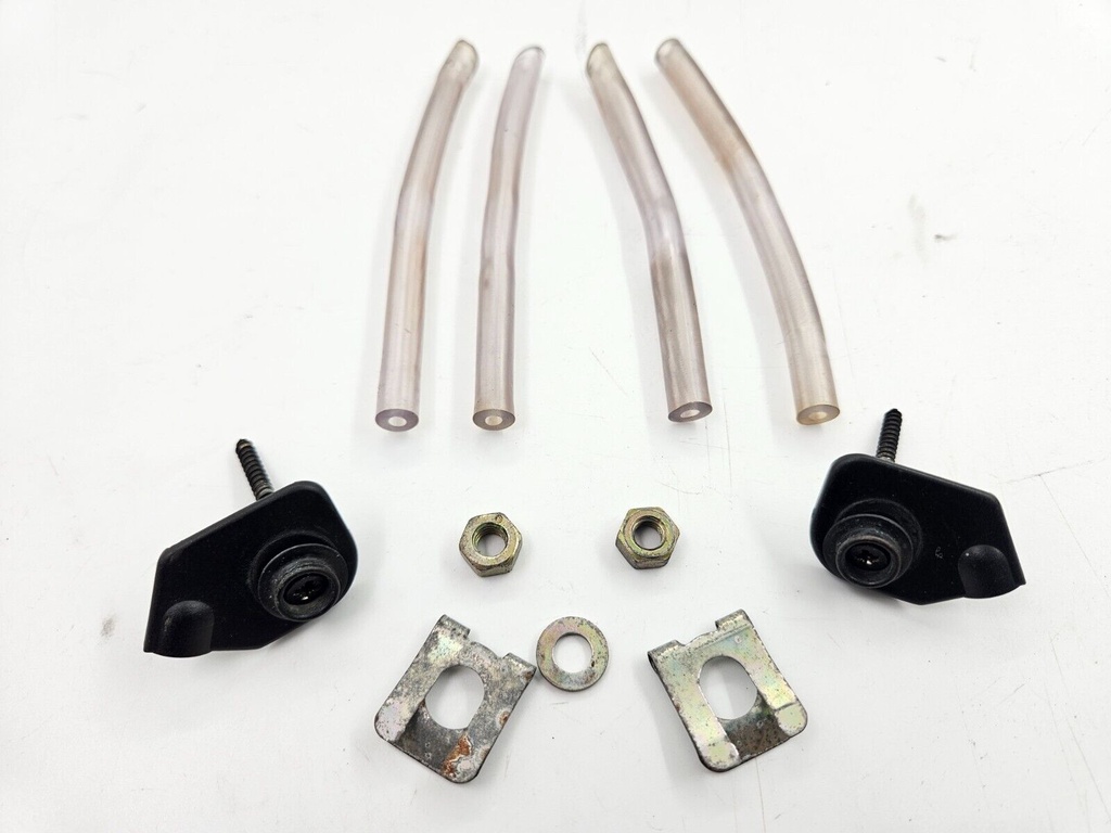 JAGUAR XJS HE CONVERTIBLE ROOF HOOD RETAINING SCREWS FITTING PLATE MOUNT CLIP