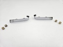 JOINT FINISHERS JAGUAR XJ40 FRONT BUMPER PAIR CHROME BLADE CONNECTOR METAL