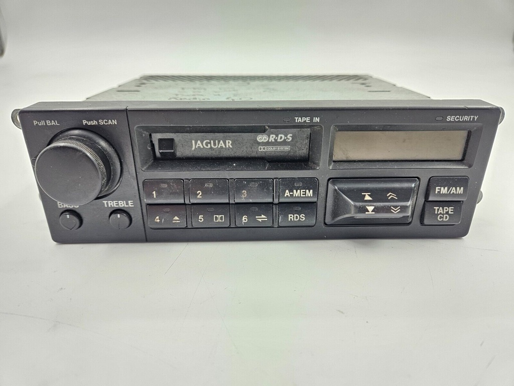 RADIO JAGUAR XJS FACELIFT HEAD UNIT PLAYER CASSETTE ENTERTAINMENT DAC7613