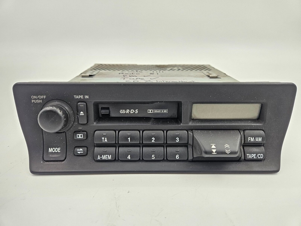 JAGUAR XJ6 XJ12 XJR X300 EARLY XK8 RADIO HEAD UNIT PLAYER CASSETTE CD DBC10425