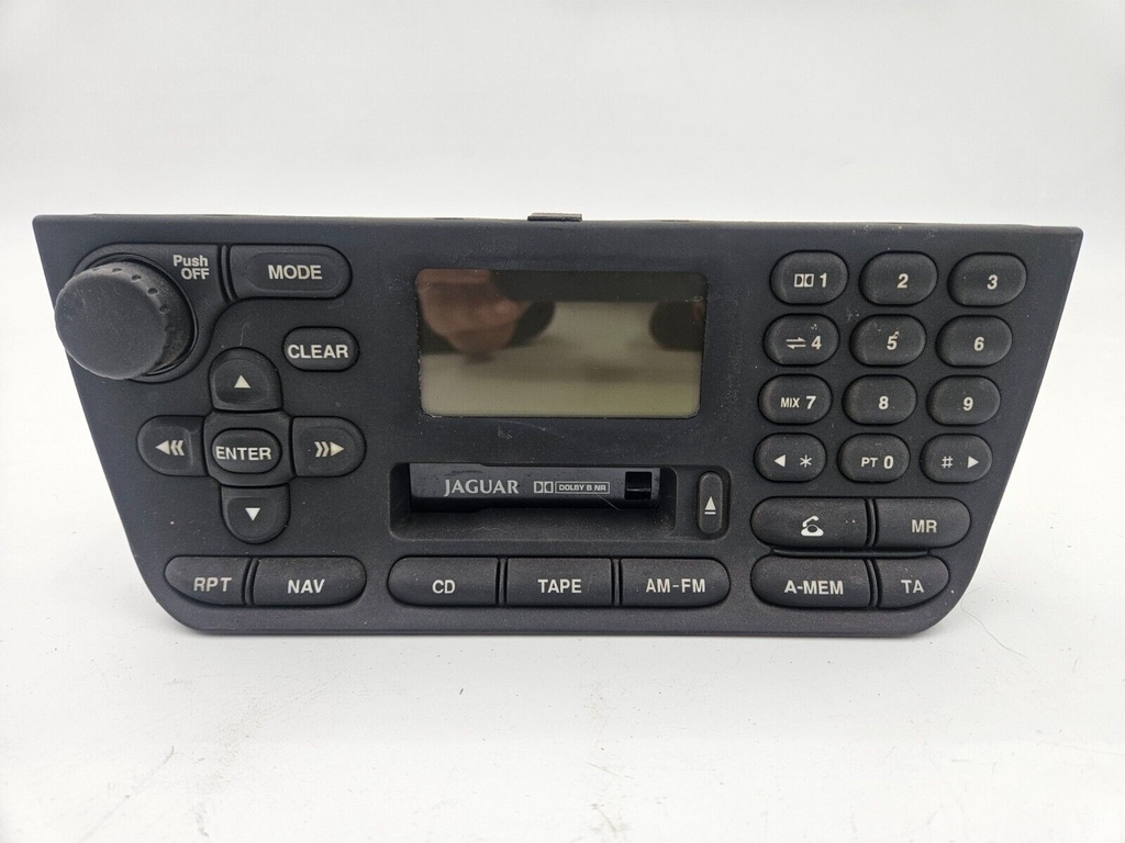 JAGUAR XJR XJ8 X308 98 - 2003 LATE RADIO PLAYER CASSETTE HEAD UNIT LNF4100BA