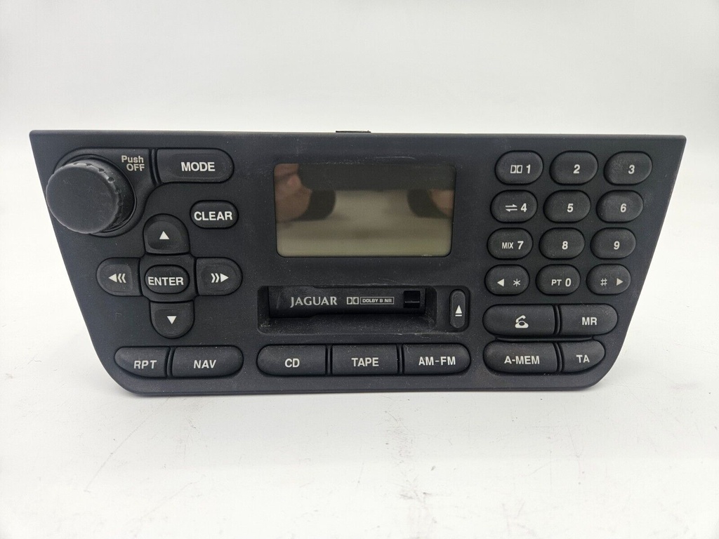 JAGUAR XJR XJ8 X308 98 - 2003 LATE RADIO PLAYER CASSETTE HEAD UNIT LNF4100BA