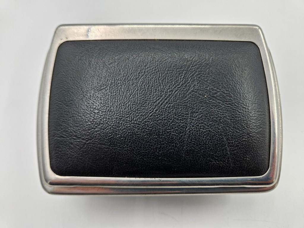 REAR ASHTRAY JAGUAR XJS PRE HE + FACELIFT CIGARETTE ASH TRAY BLACK LEATHER