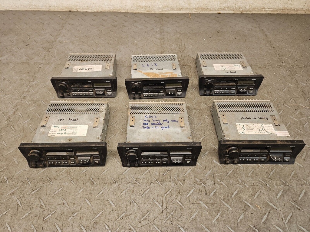 JAGUAR XJ6 XJ12 XJ40 RADIO HEAD UNIT PLAYER BROKEN SPARES REPAIR BULK BUY