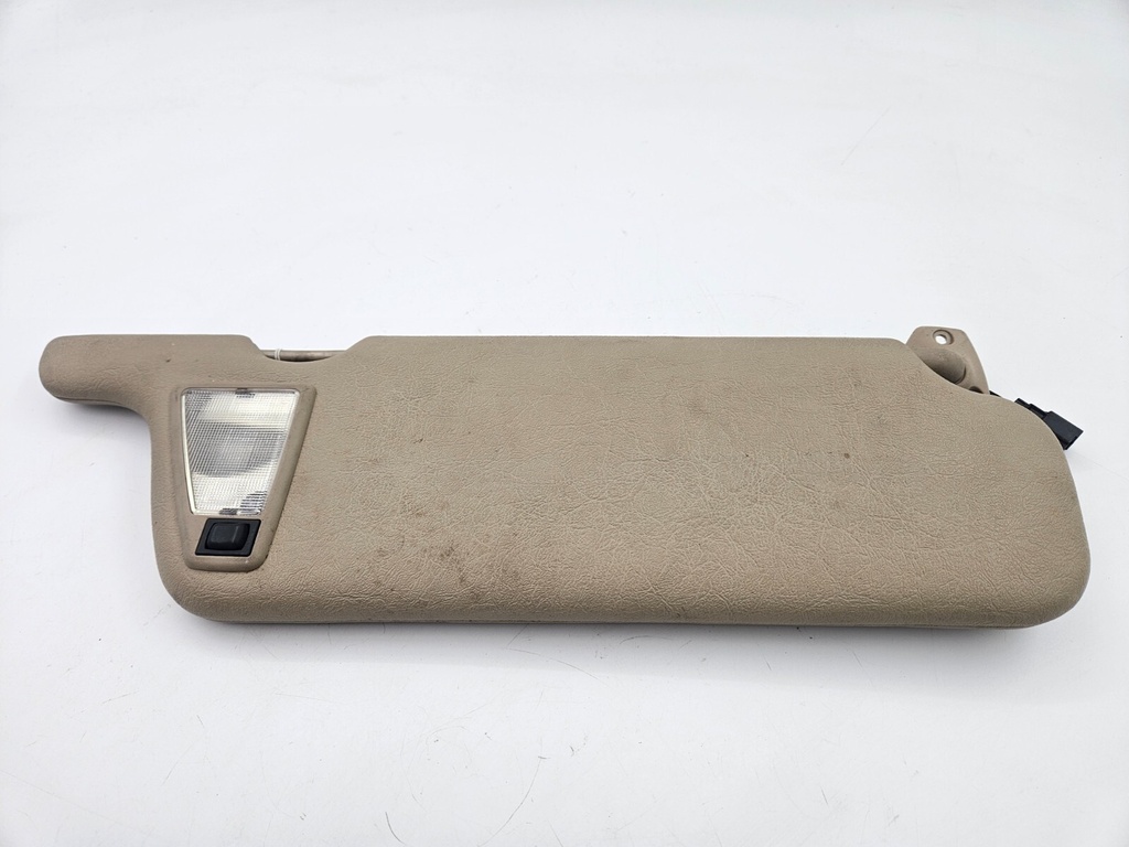 SUN VISOR JAGUAR XJS FACELIFT PASSENGER DOESKIN LEFT LH SUNVISOR MIRROR LIGHT