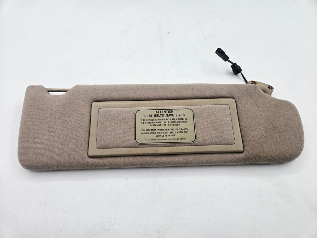 SUN VISOR JAGUAR X300 RIGHT DRIVERS SUNVISOR BLIND MIRROR INTERIOR PANEL LIGHT