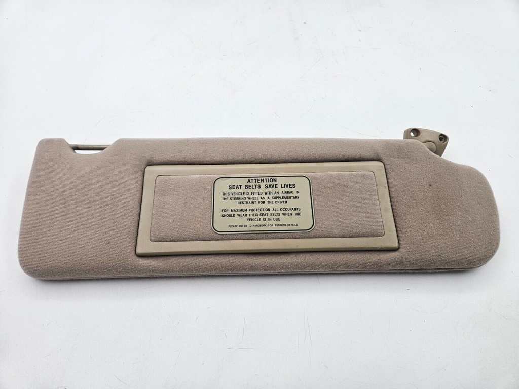 SUN VISOR JAGUAR X300 RIGHT DRIVERS SUNVISOR BLIND MIRROR INTERIOR PANEL LIGHT